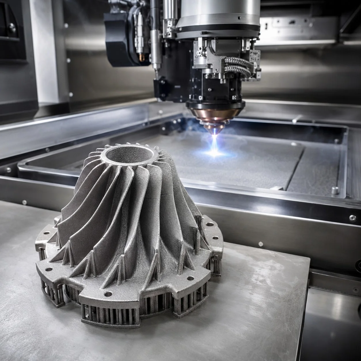 Metal additive manufacturing housing