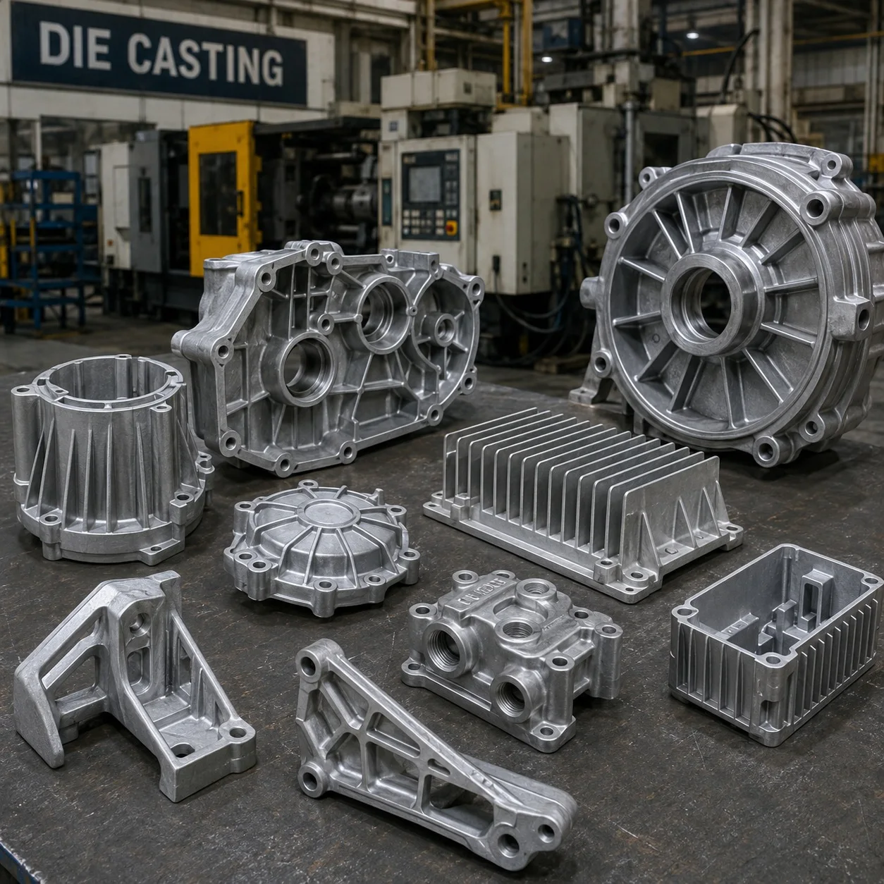 Aerospace die cast metal housing