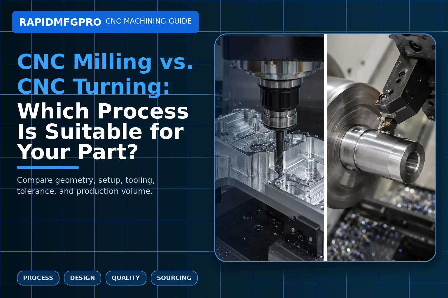 CNC Milling vs. CNC Turning: Which Process Is Suitable for Your Part? blog cover