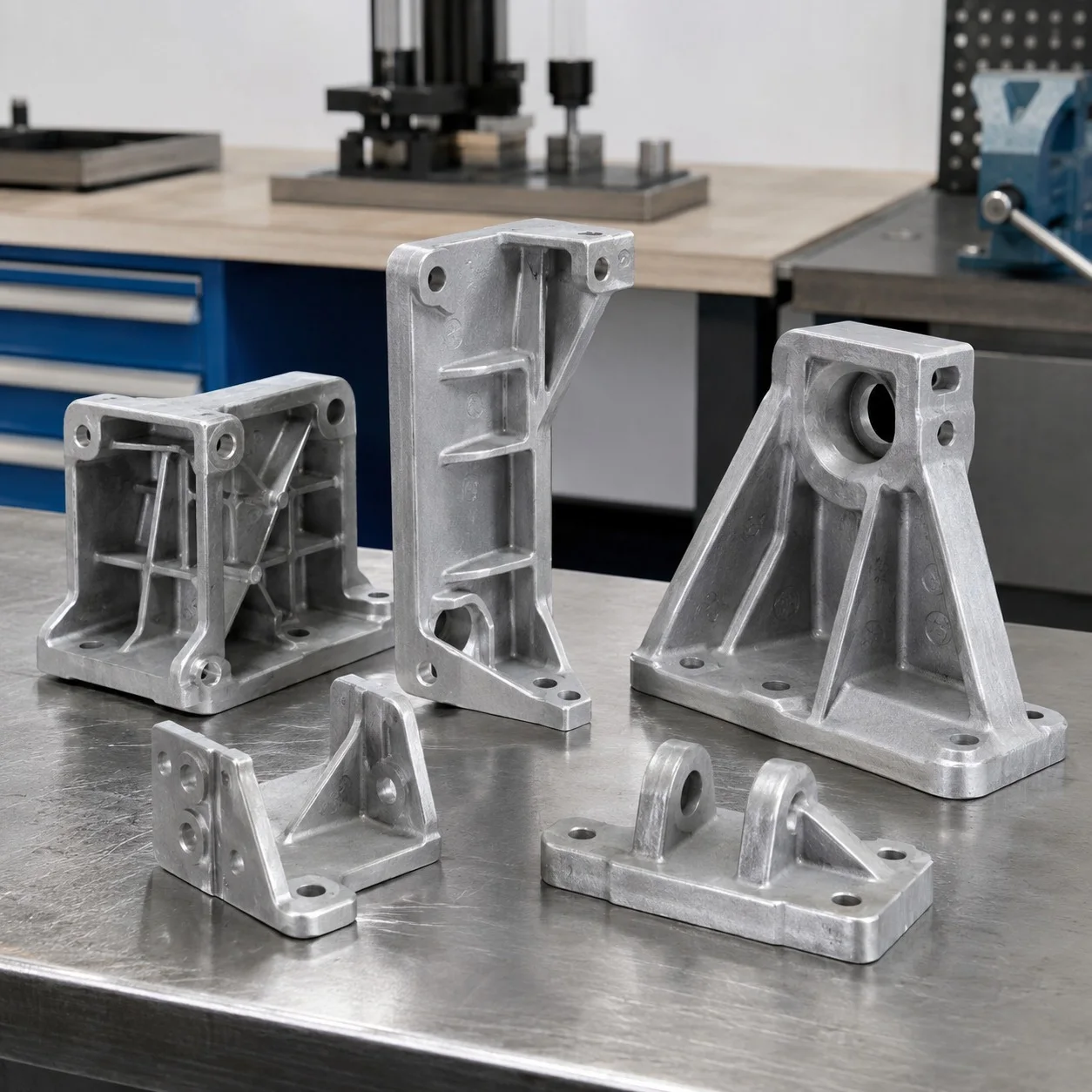Die cast structural bracket component