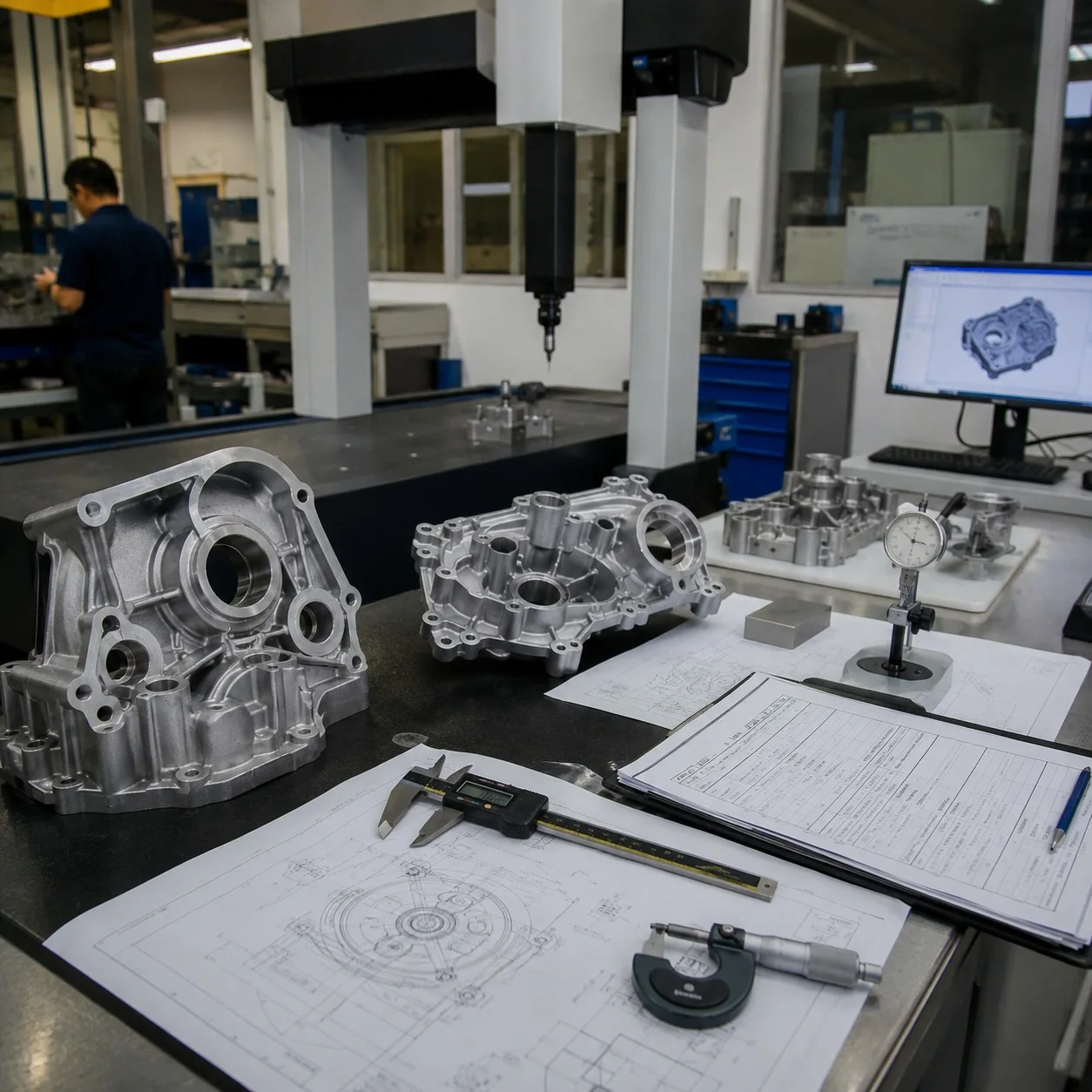 Quality inspection for die cast components