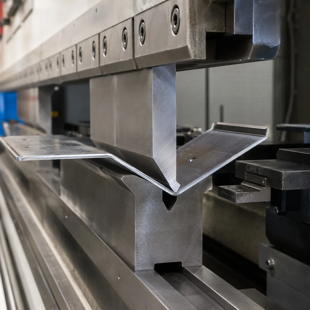 Sheet metal bending operation